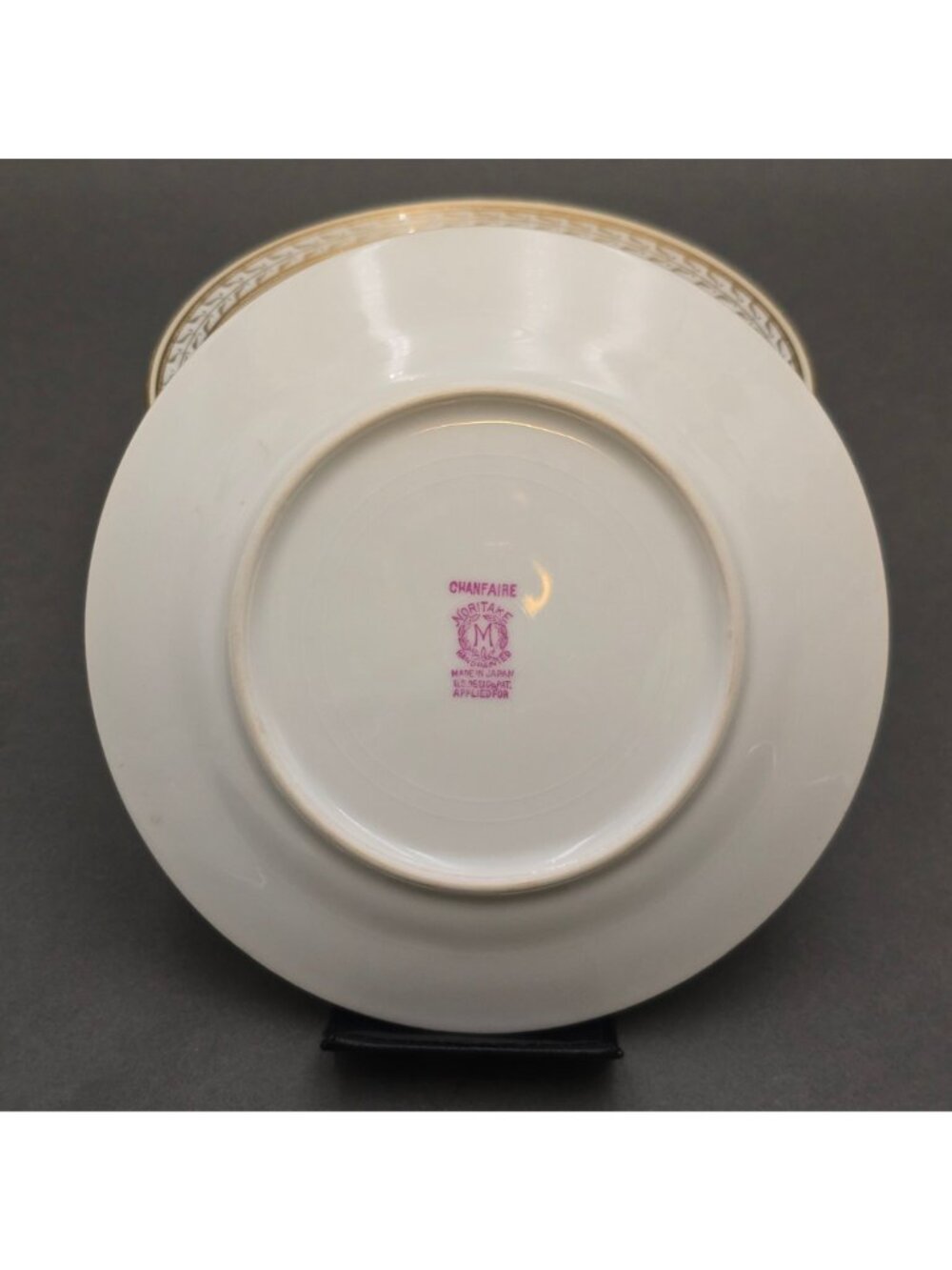 Antique Noritake Chanfaire Bread Butter Plates 6.5" Gold Trim Set of 8 - Picture 4 of 13